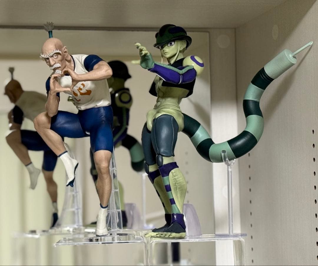 ハンターハンター 一番くじ フィギュア ネテロ メルエム 2種セット 台座つき