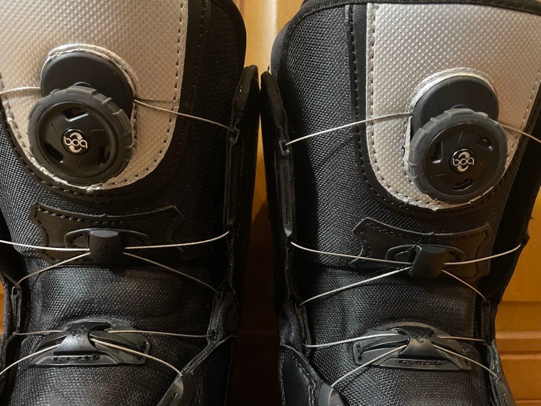 ★美品★BUZRUN スノーボードBOAブーツ ブラック/グリーン　26cm