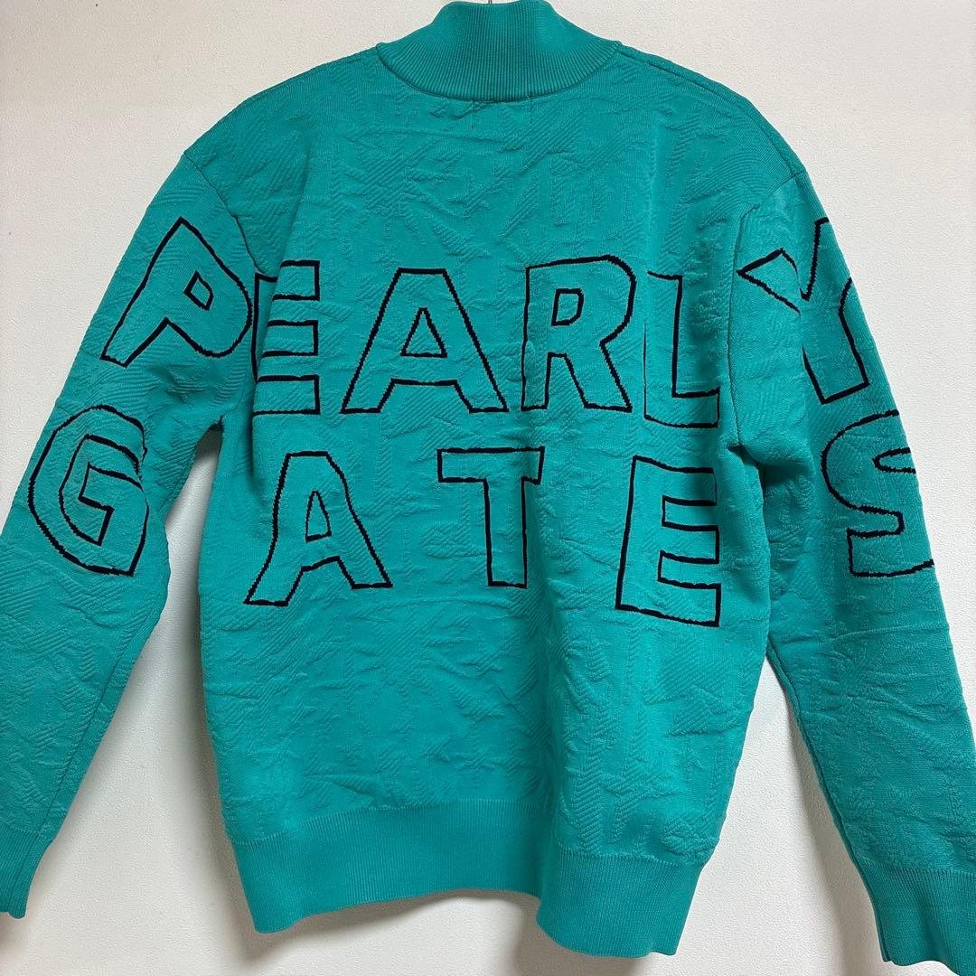 PEARLY GATES ターコイズ ハイネックセーター サイズ0