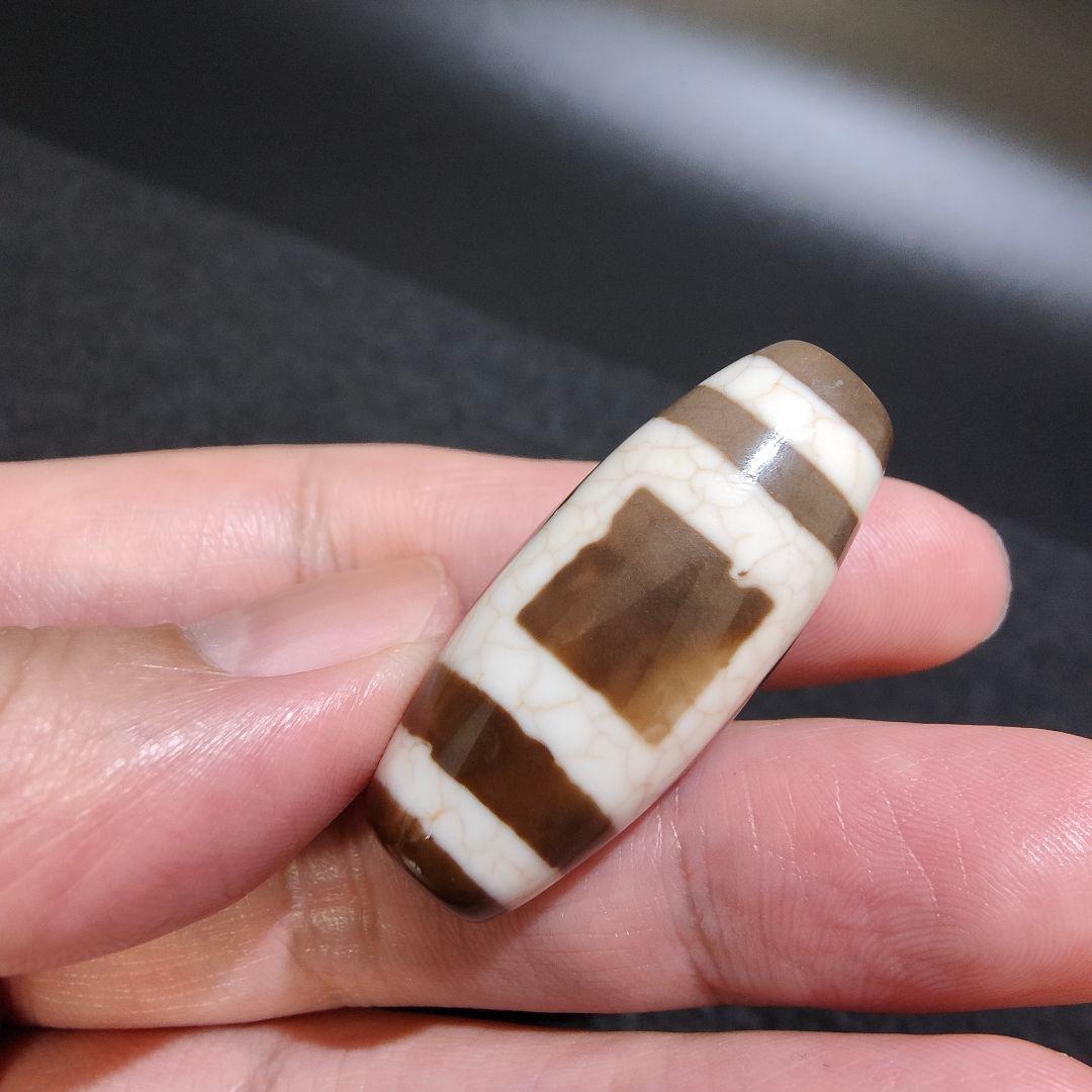 51 至純龍紋天地天珠　大　レア物　天珠　風水　占い　魔除け　天然石　開運　鉱物