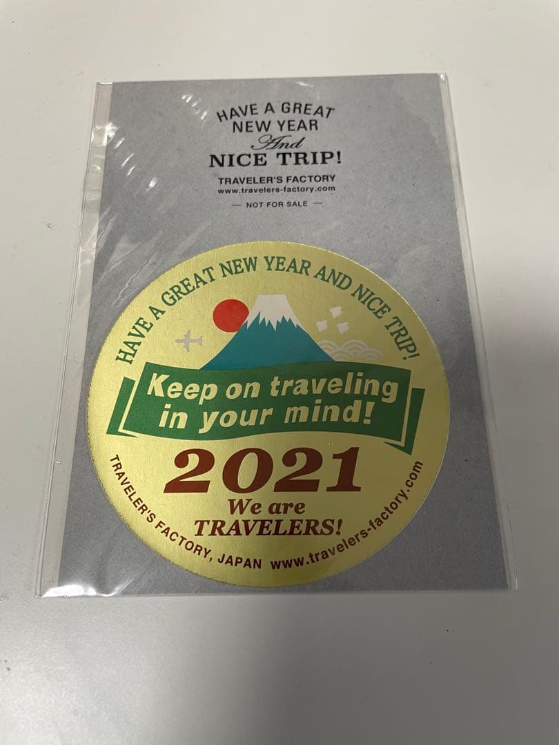 トラベラーズファクトリー　2021非売品ステッカー