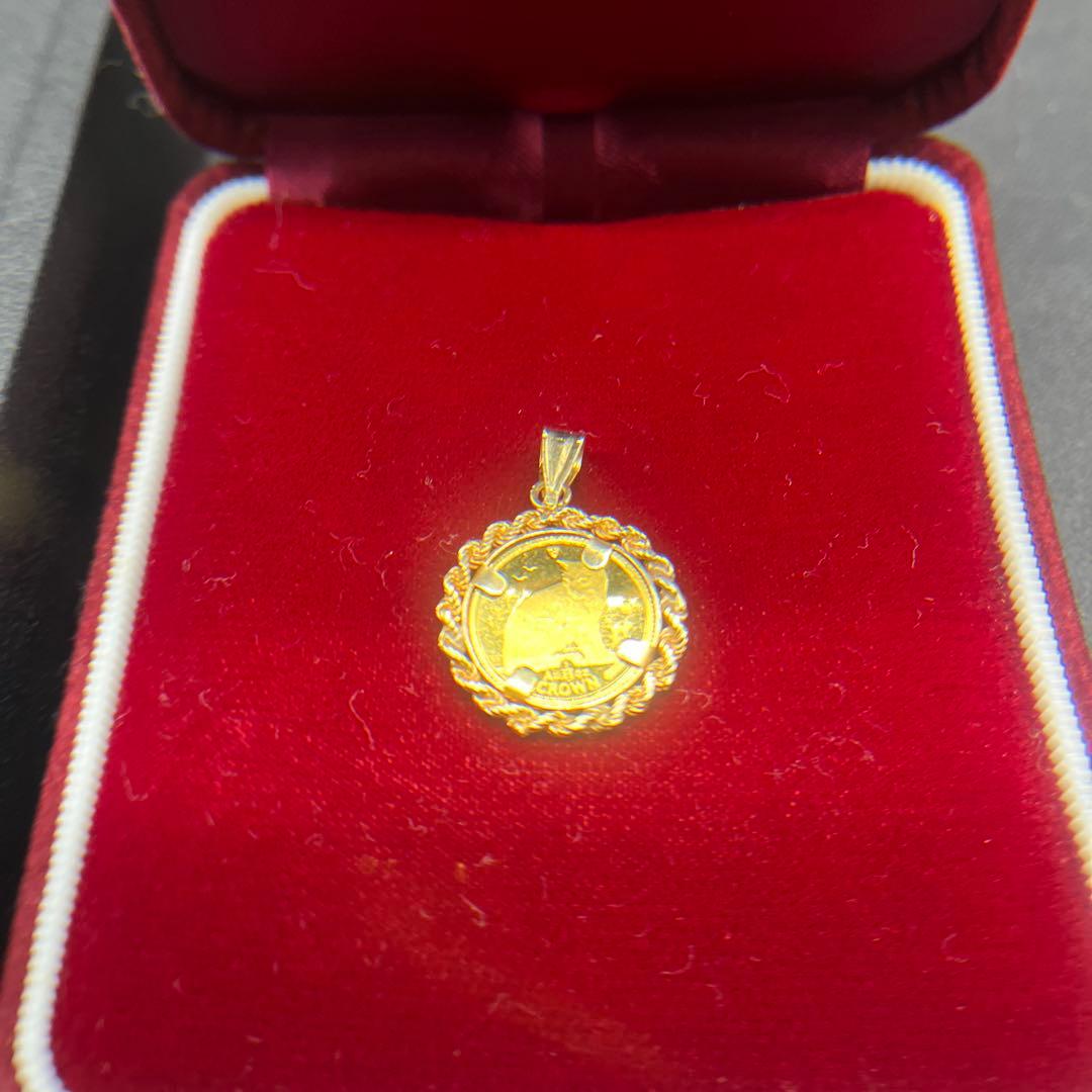 マン島キャット 1/25オンス ペンダント マン島キャット