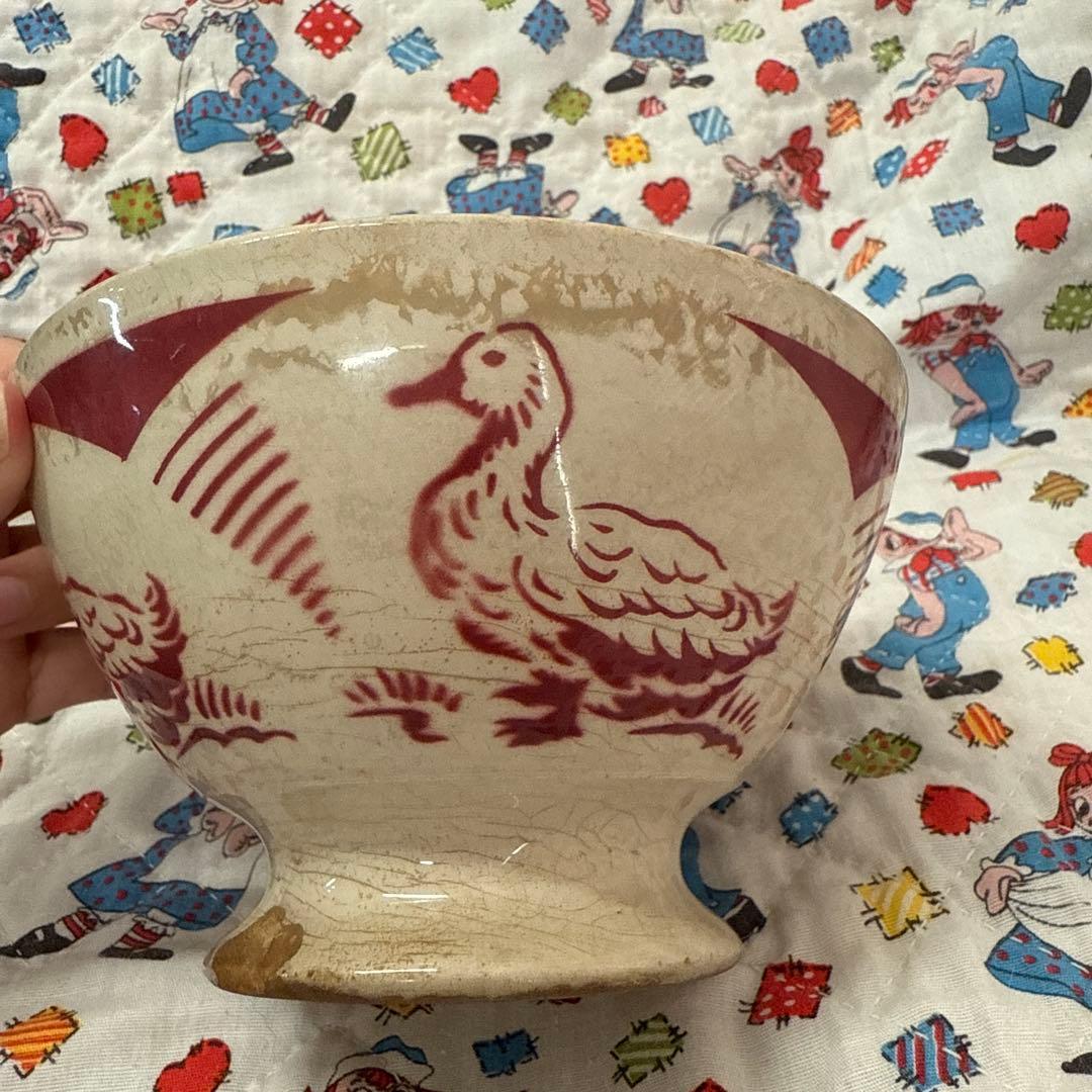 フランスのリュネヴィル、アンティークカフェオレボウル