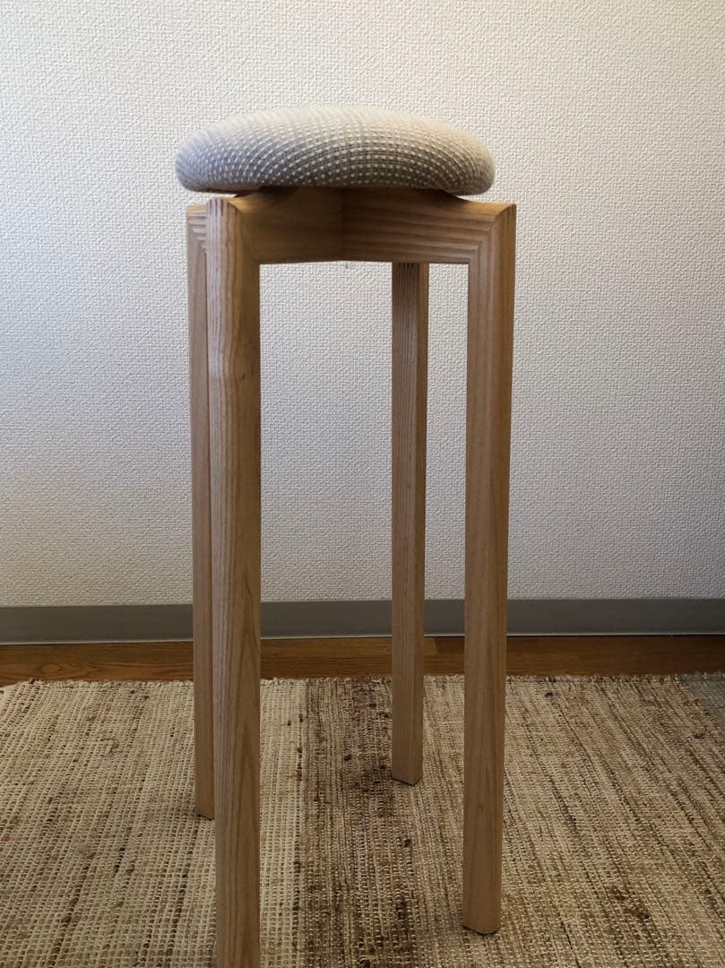 匠工芸 マッシュルームスツール　L 別注生地