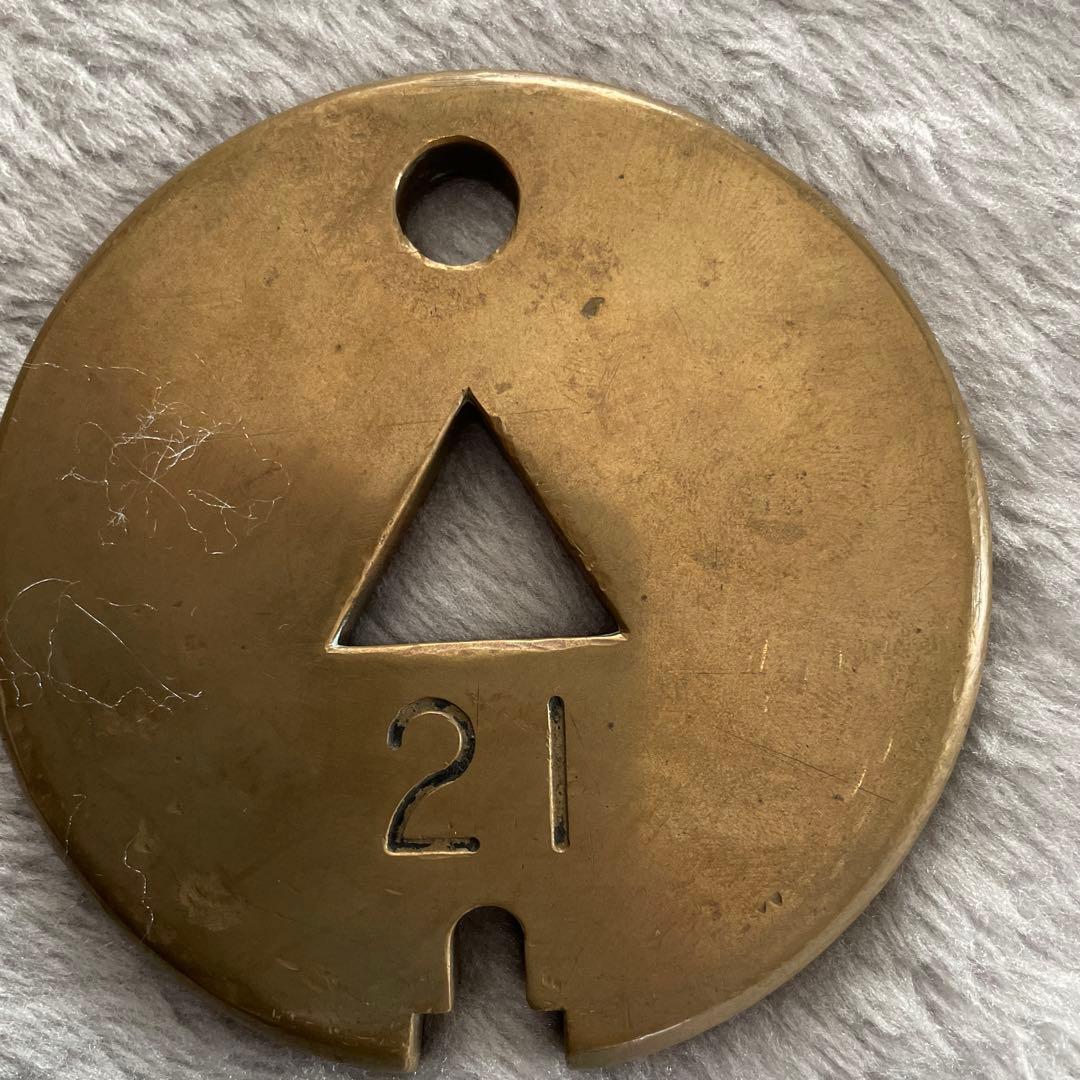 国鉄タブレット3個セット　鉄道廃品　国鉄通票タブレット玉　通票閉塞器