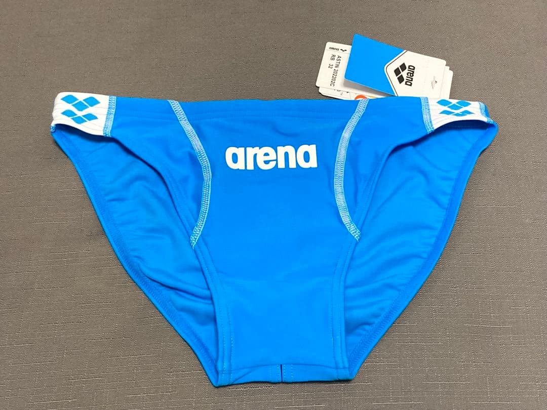新品 arena 水着 青 32