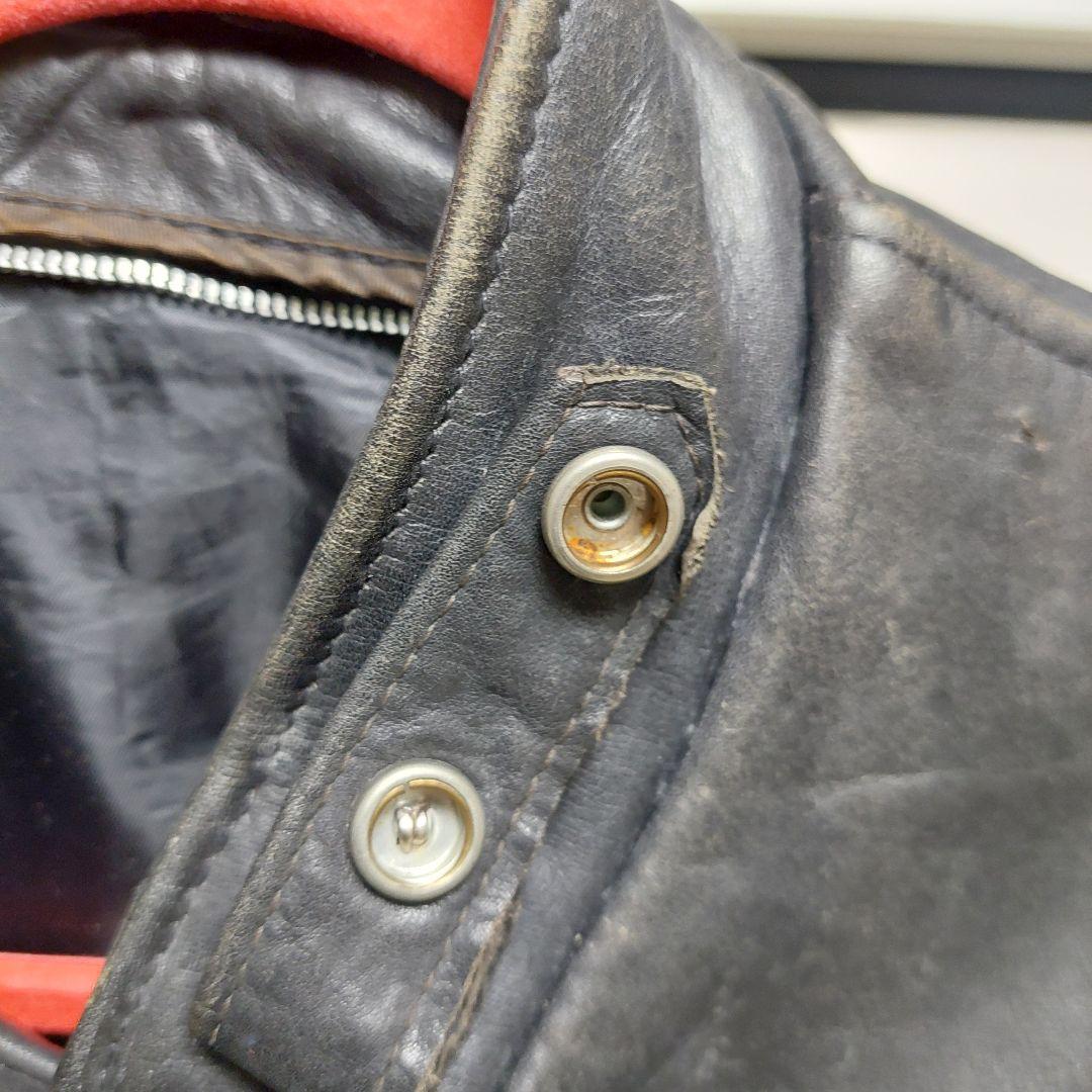 ゴールデンサイズSchott141カウハイドシングルライダース