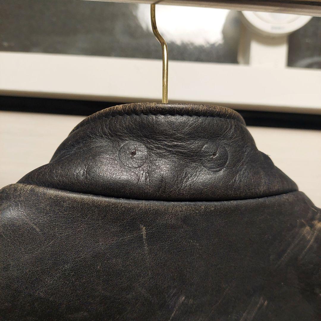 ゴールデンサイズSchott141カウハイドシングルライダース