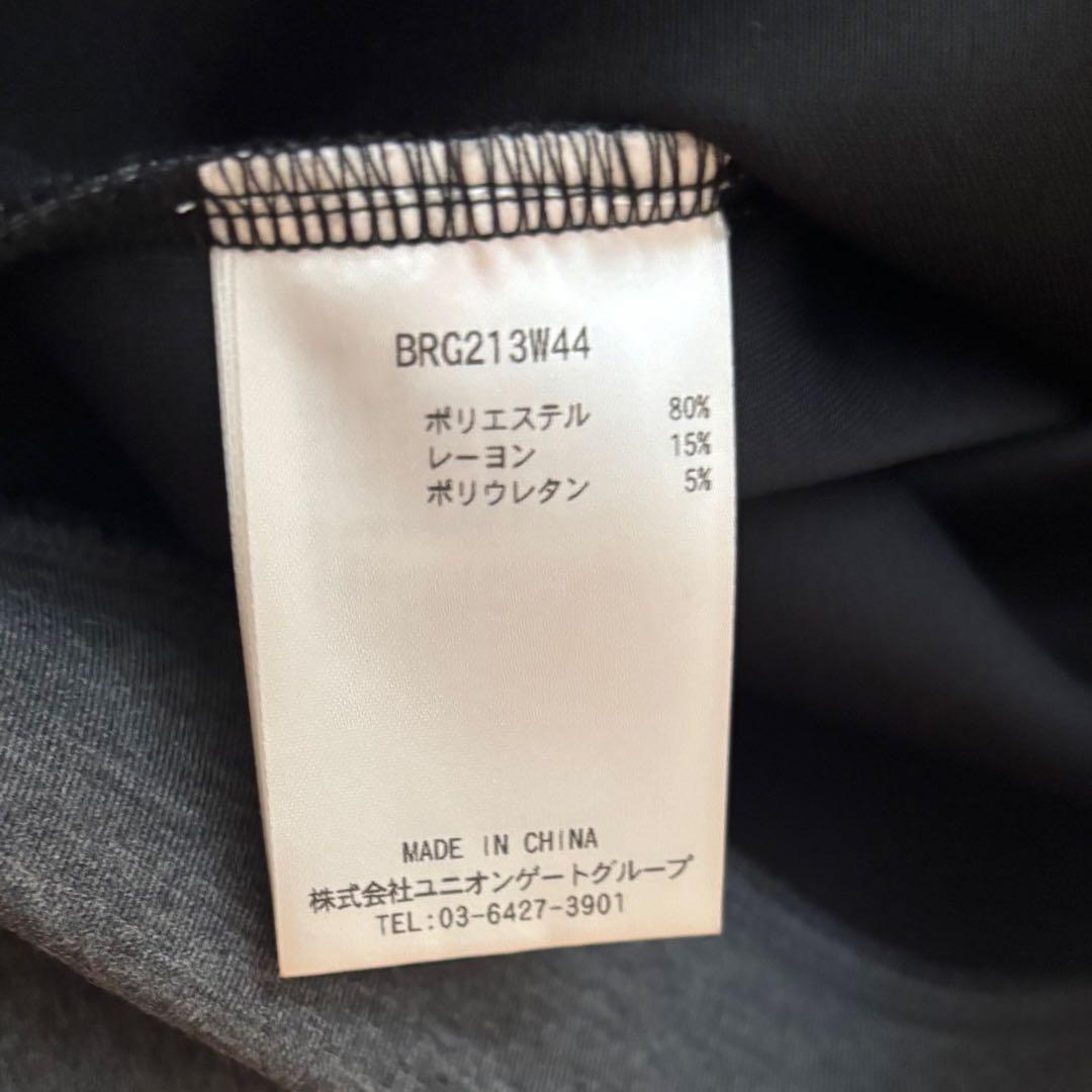 ブリーフィング ゴルフ 3D ロゴ クルーネック プルオーバー グレー　M