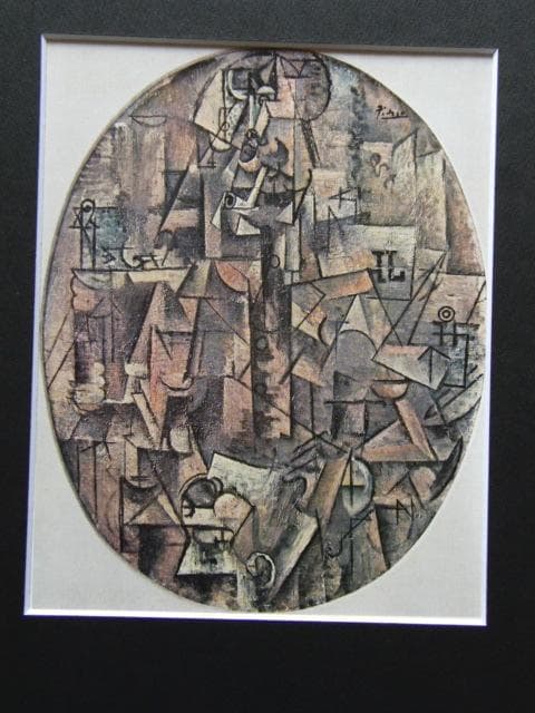 パブロ・ピカソ、Man with a Pipe、希少な画集より