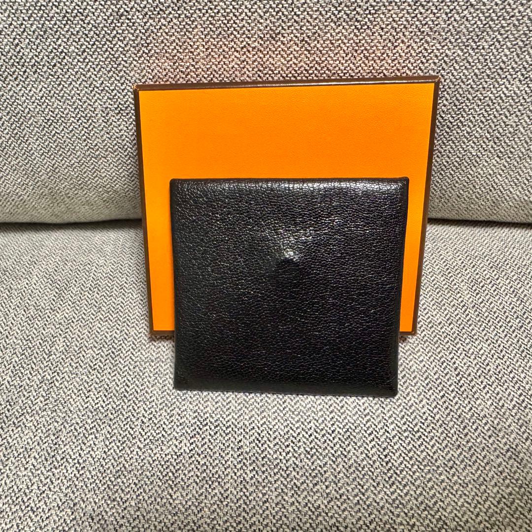 HERMES エルメス バスティア ケース ブラック
