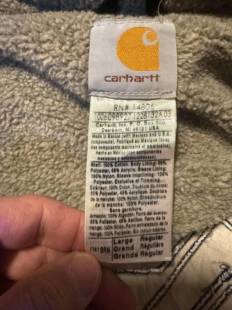 m*g様 Carharttシエラジャケット ダック地フルジップ L