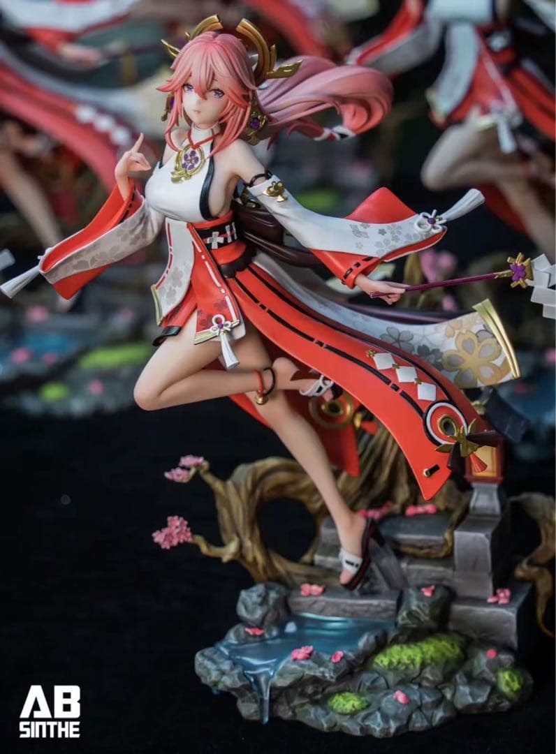 原神 八重神子  ABsinthe A版フィギュアガレージキットガレキスタチュー