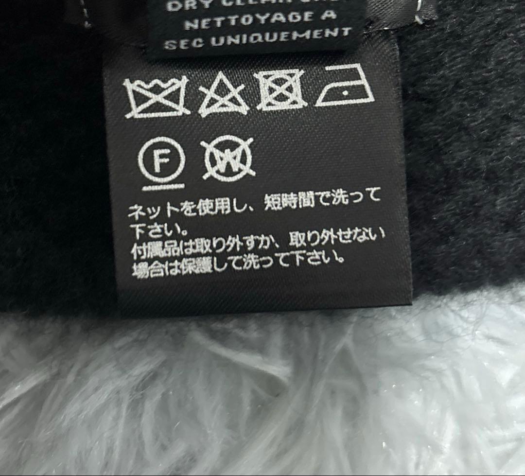 シャネル　ニット帽　ビーニー　24K ブラック　黒　美品　カシミヤ