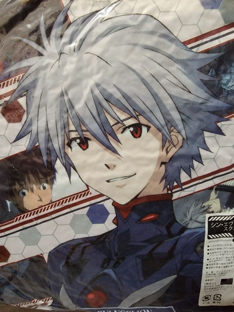 エヴァンゲリオン BIGクッション 綾波レイ 渚カヲル