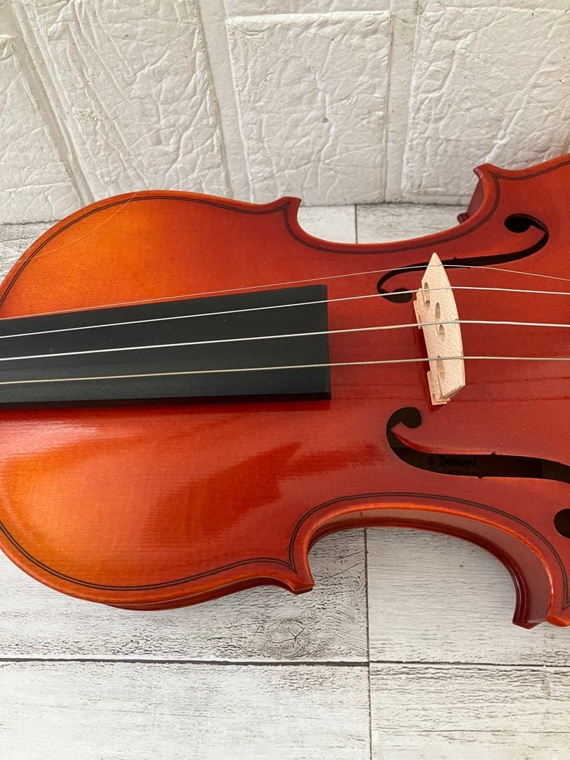 木製オレンジバイオリン 4弦