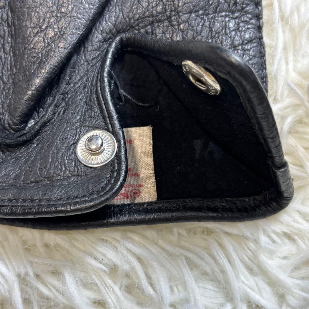 Kuro✨DENTS デンツ ペッカリーレザー　グローブ 革手袋 英国製