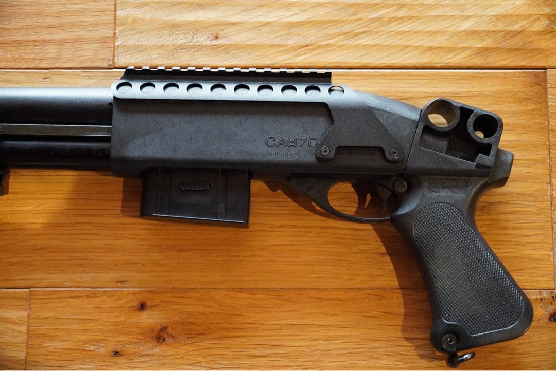 マルゼン　ＣA８７０　エアコッキングガン ブラック ストック付き