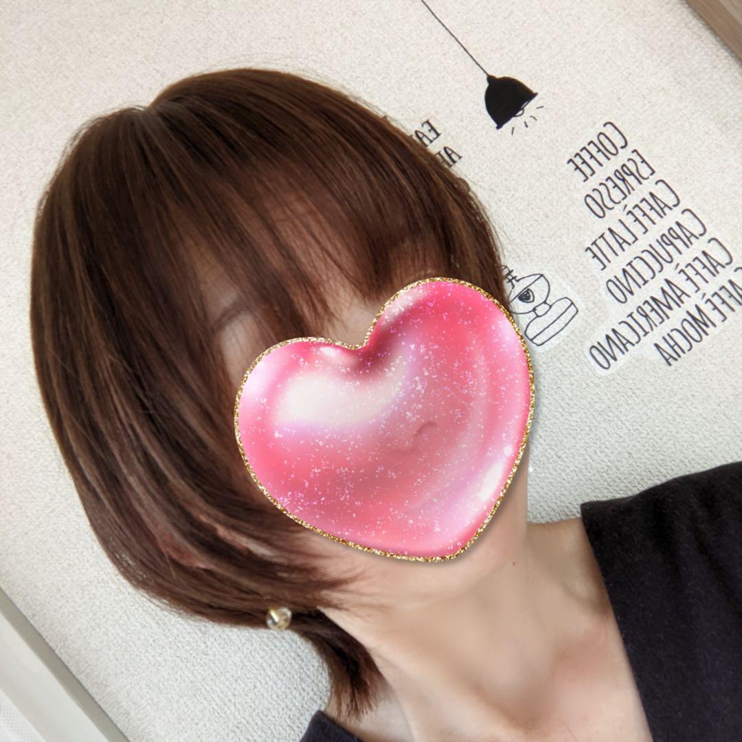 ★サラサラ人毛100%ウイッグ★ショートウルフ　ブラウン　人毛ウイッグ　 かつら