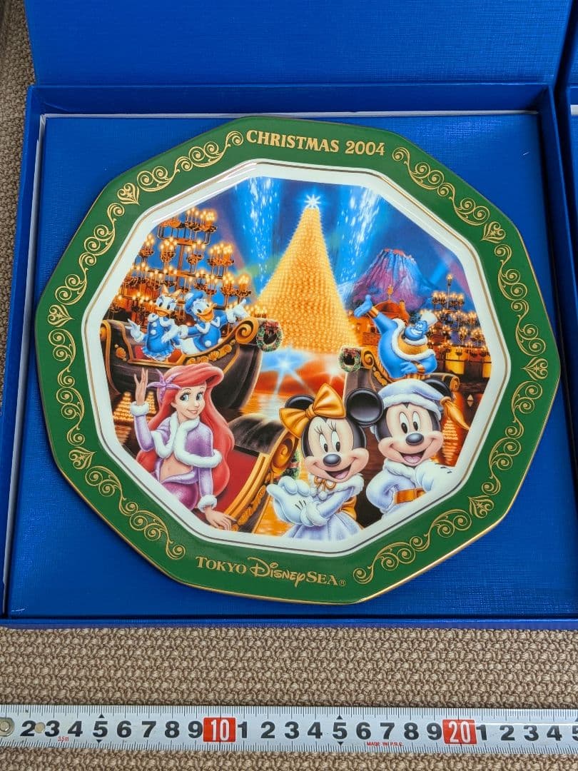 東京ディズニーランド クリスマス　プレート　絵皿　セット