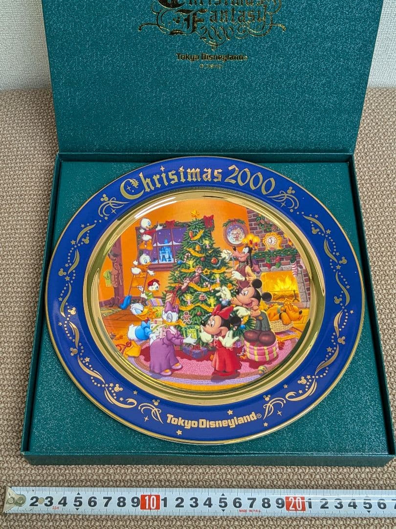 東京ディズニーランド クリスマス　プレート　絵皿　セット