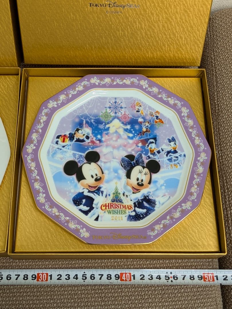 東京ディズニーランド クリスマス　プレート　絵皿　セット