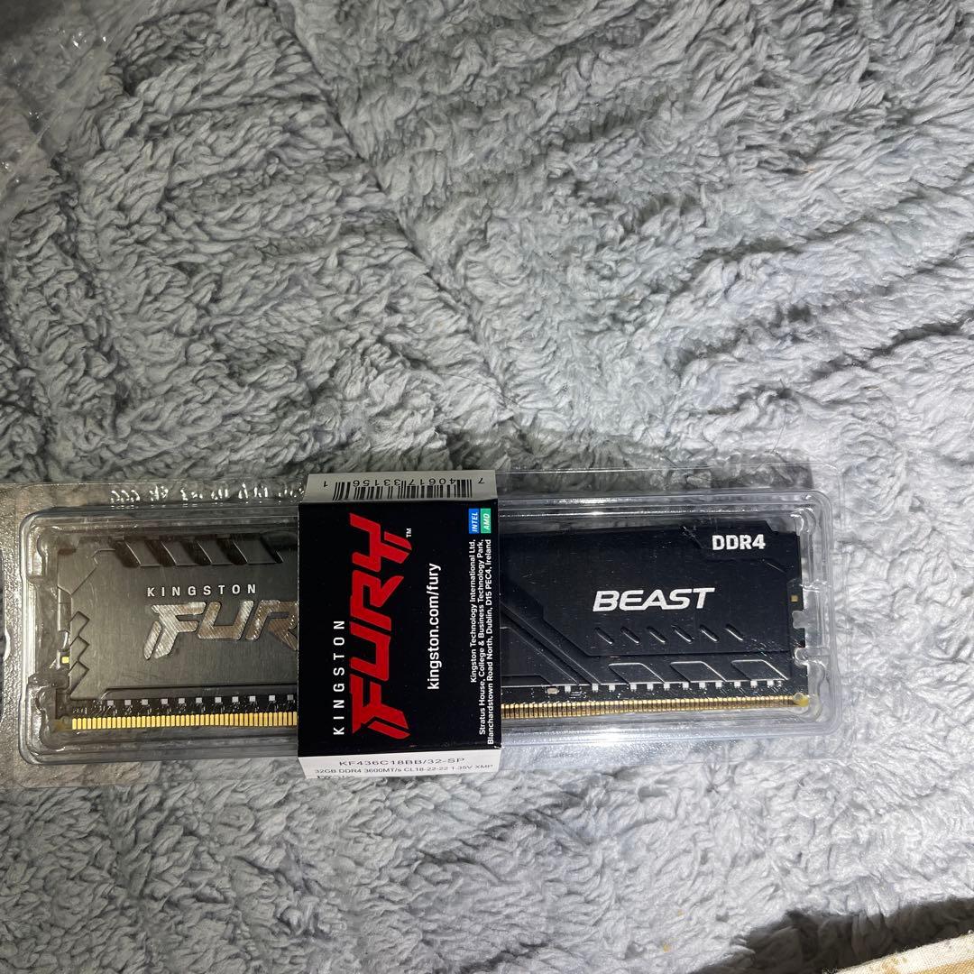 メモリー KINGSTON FURY BEAST 32GB DDR4