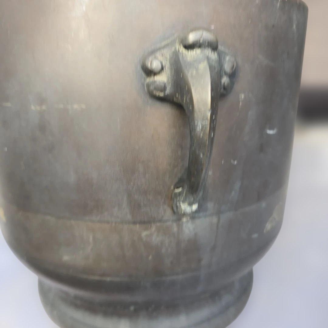 昭和 火鉢 真鍮 記念品