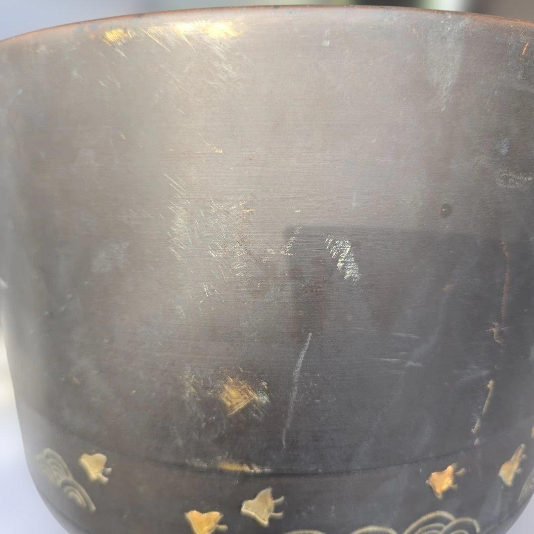 昭和 火鉢 真鍮 記念品