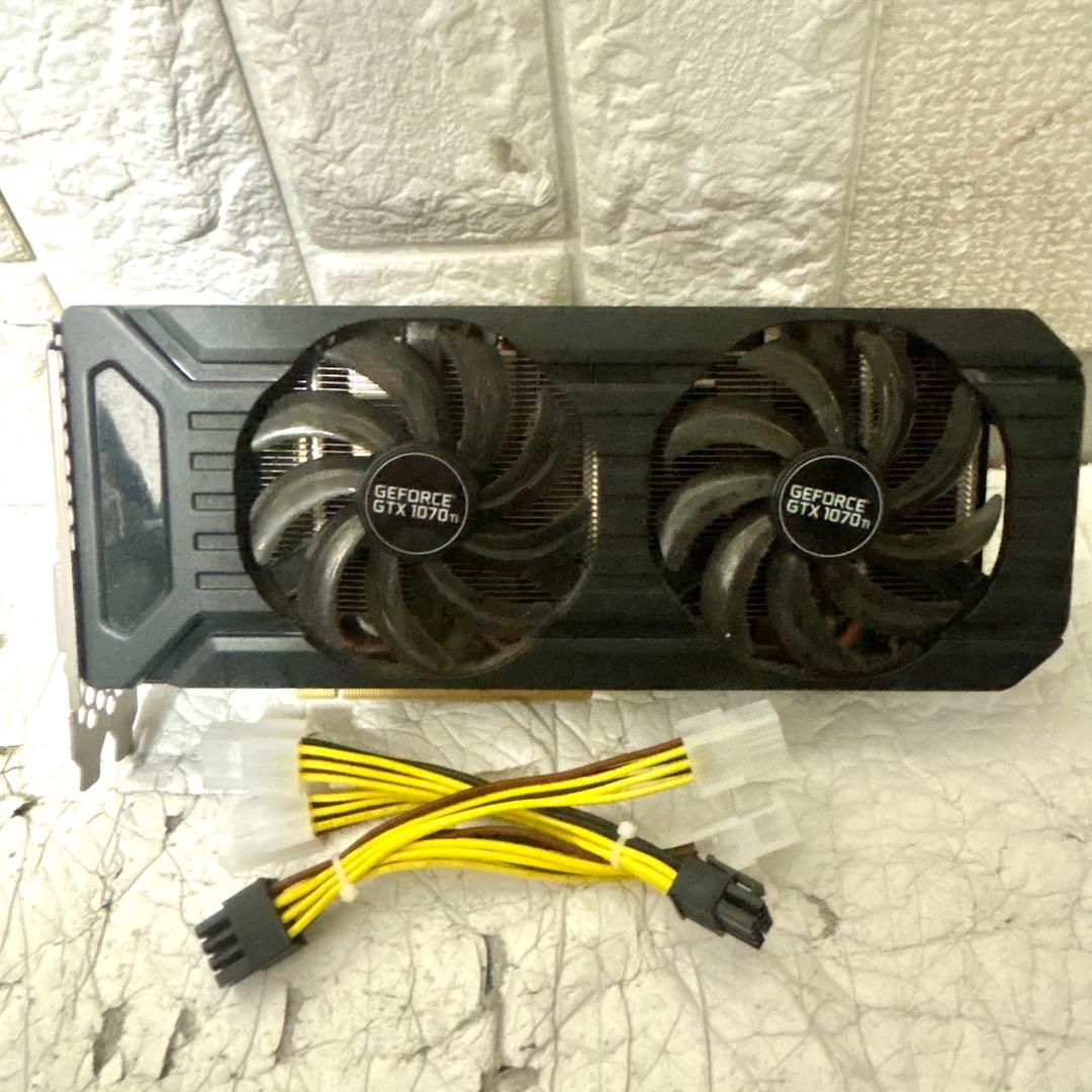 グラフィックボード・グラボ・ビデオカード GTX1070Ti dual 8g GDDR5 256bit