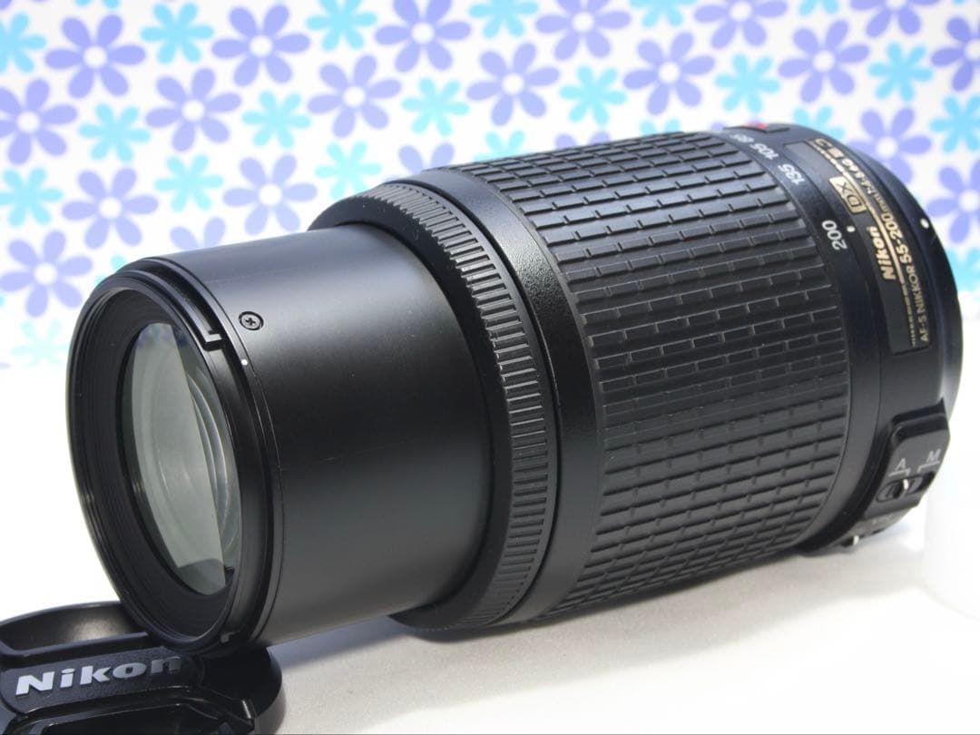 新品級❤️Nikon AF-S 55-200mm VR❤️望遠レンズ❤️軽量❤️