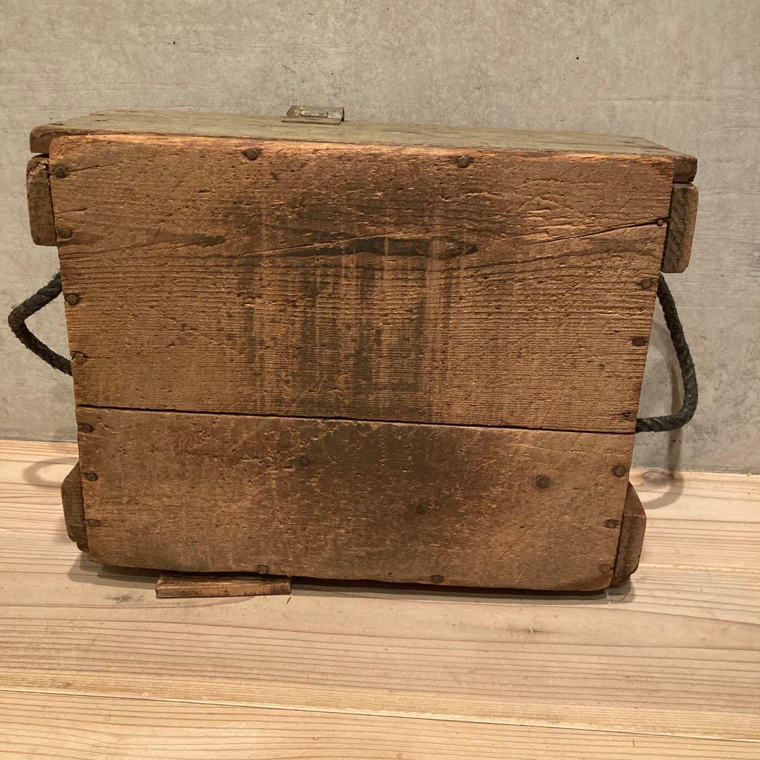 ブレイズ 　US アンティーク 木箱 ヴィンテージ　弾薬箱　工具箱 用具箱