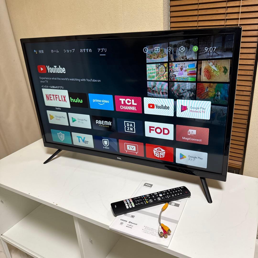 TCL 2021年製 32V型スマートTV androidテレビ
