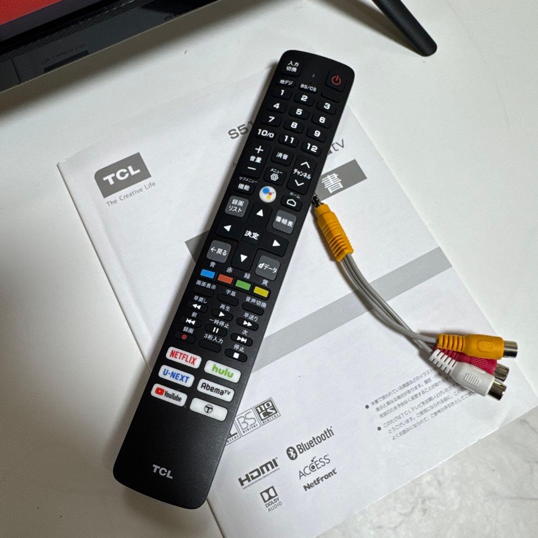 TCL 2021年製 32V型スマートTV androidテレビ