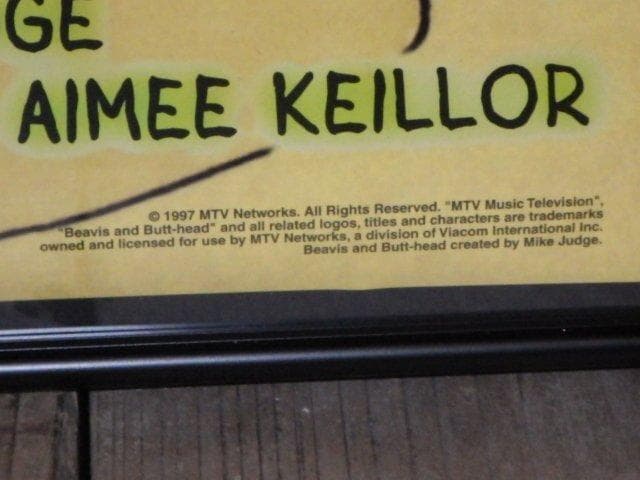 90'S★ビーバス&バットヘッド★ポスター★15★宇宙人★ビンテージ★UFO