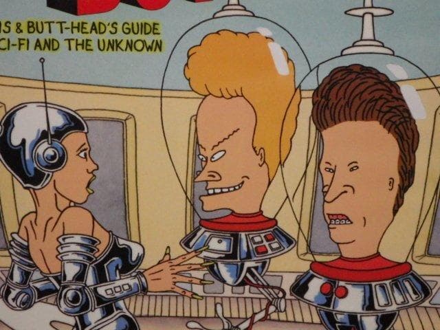 90'S★ビーバス&バットヘッド★ポスター★15★宇宙人★ビンテージ★UFO