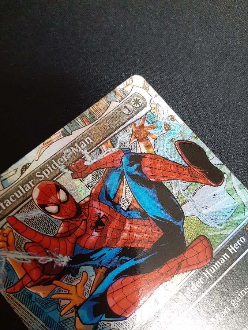mtg スペクタキュラー・スパイダーマン 英語　テクスチャー　foil