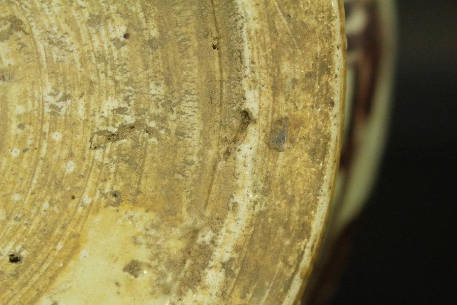 中国美術 釉裏紅 龍紋 瓢形 瓶 高43cm(LC597)