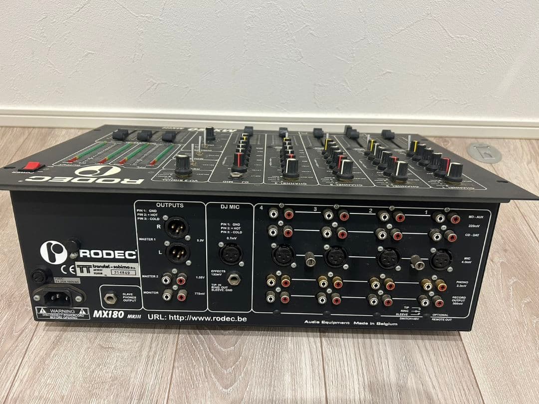 RODEC MX180 MKIII 　ミキサー DJサウンド