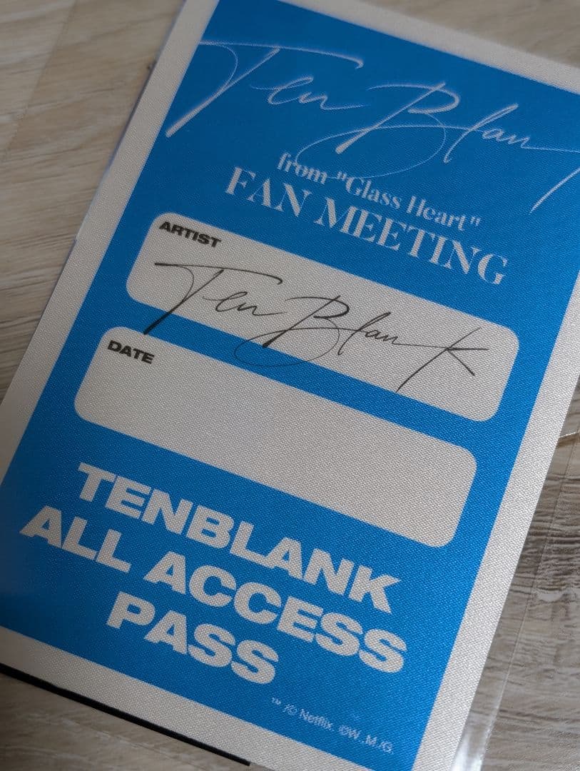 TENBLANK 4点グッズ！ TシャツL＆タオル&CAP＆ステッカーセット