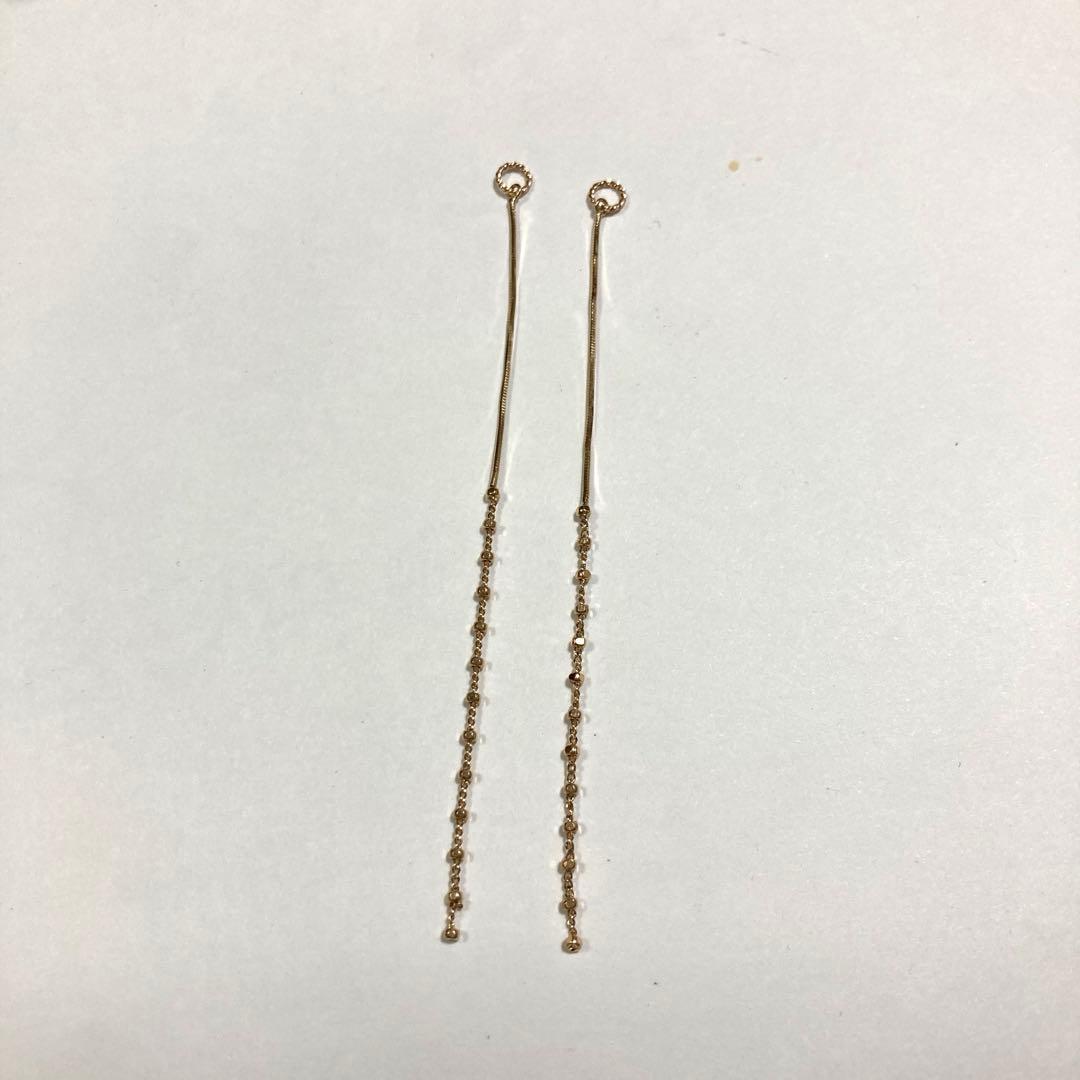 アガット　k10ロングチャーム