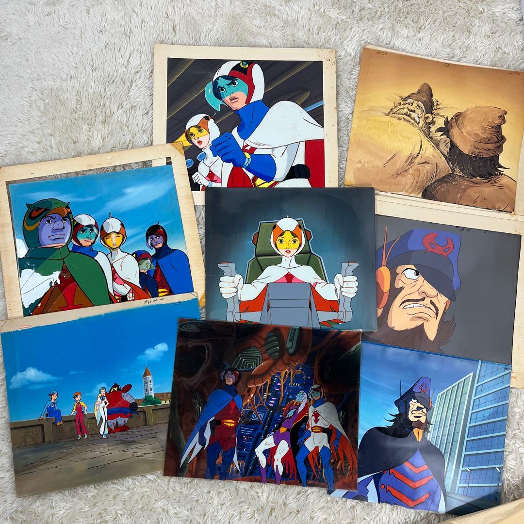 科学忍者隊ガッチャマン　ヤットデタマン　他　セル画　8枚セット　タツノコプロ