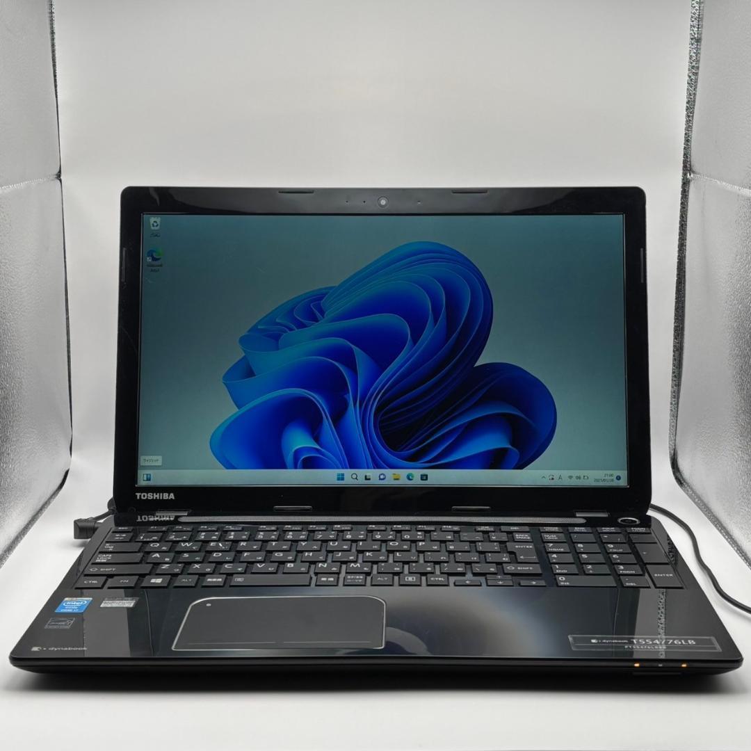 【東芝】T554 高性能i7 新品SSD512GB 8GB 黒ノートPC