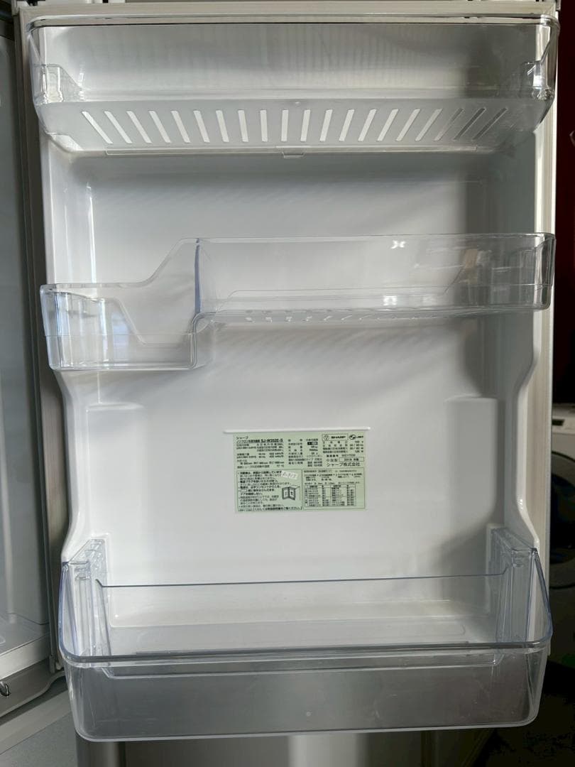 大阪送料無料★3か月保障付★冷蔵庫★2019年★SJ-W352E-S★R-913