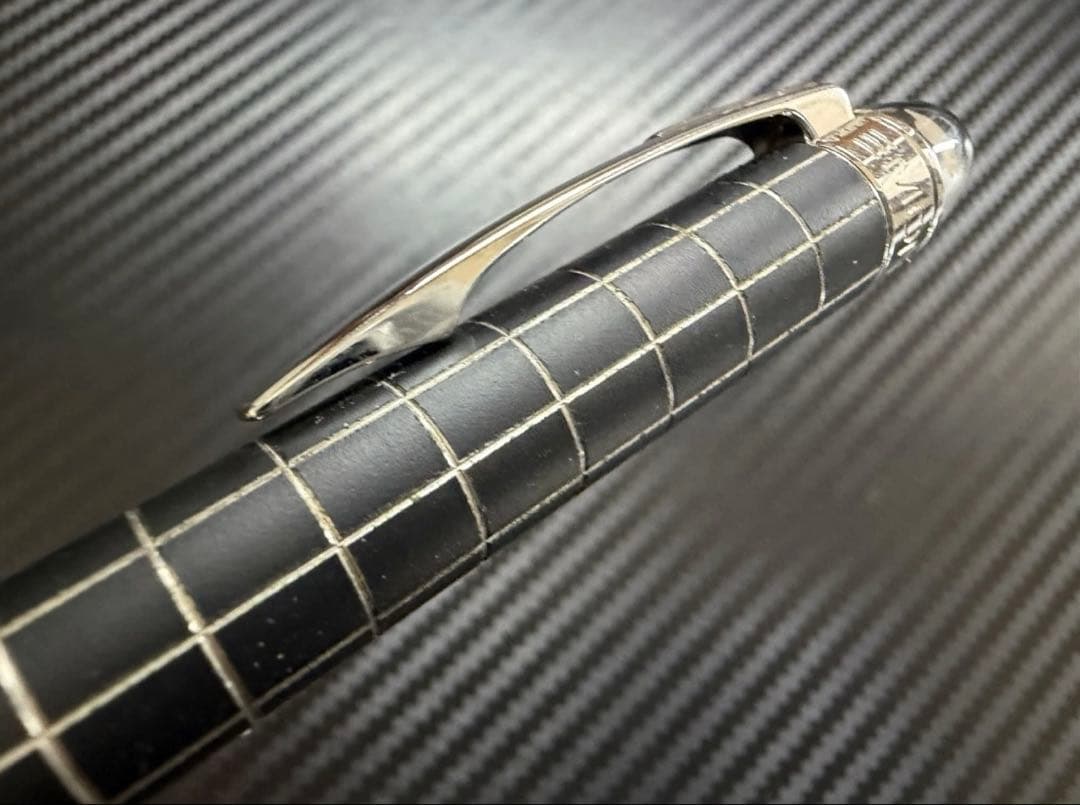 極美品 モンブラン ボールペン スターウォーカー メタルラバー 新品インク