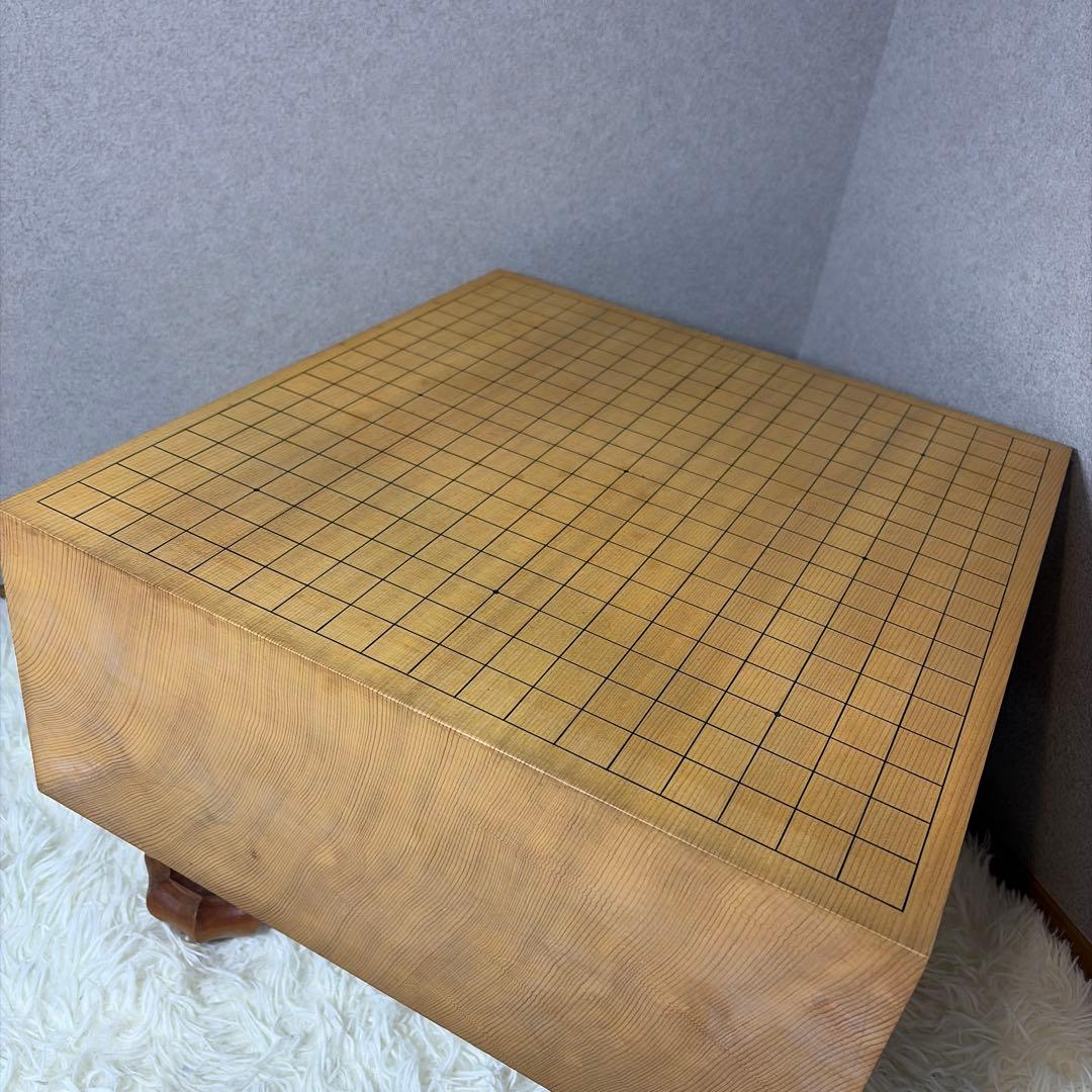 囲碁盤 本榧 天地柾目 ヘソ・脚付き 特大5.8寸