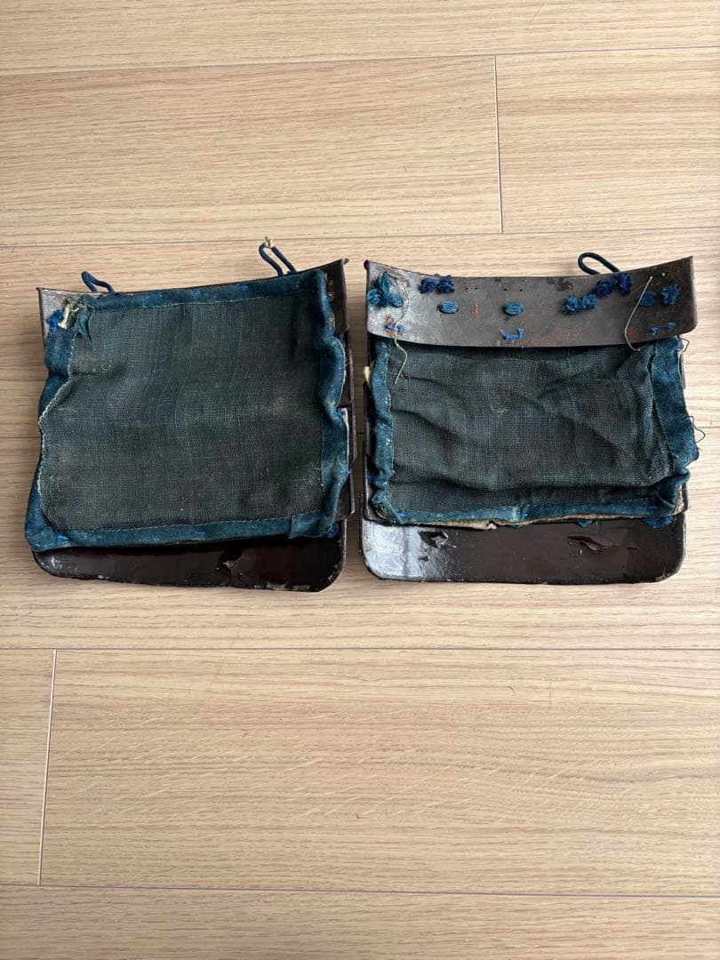 甲冑　等身大　当時物　鎧櫃付き