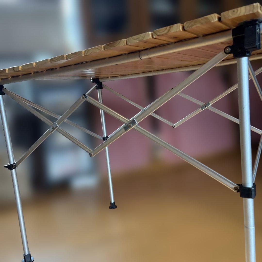 Coleman ナチュラルウッドロールテーブル　90