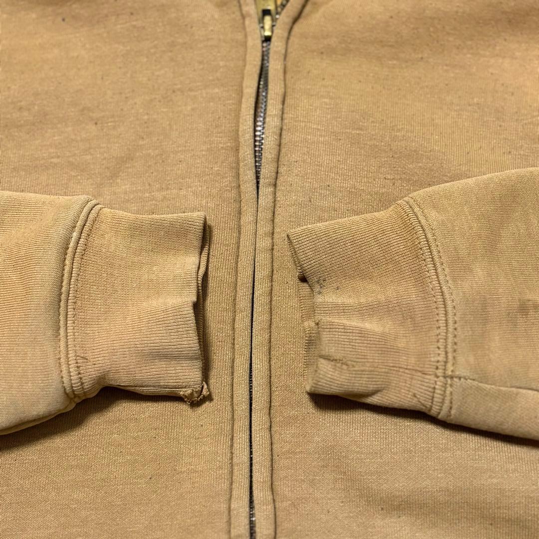 carhartt ジップアップパーカー S ブラウン キャメル