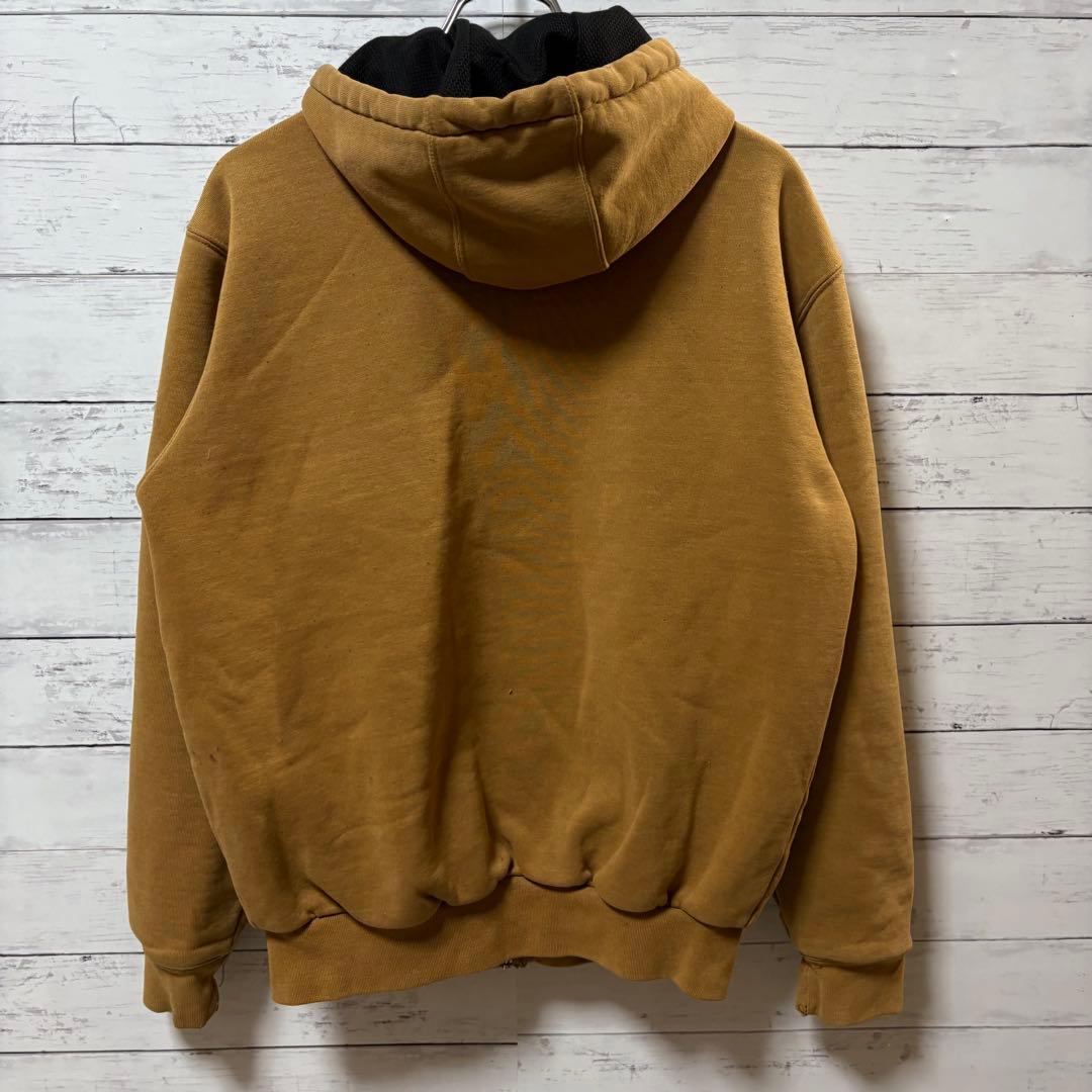 carhartt ジップアップパーカー S ブラウン キャメル